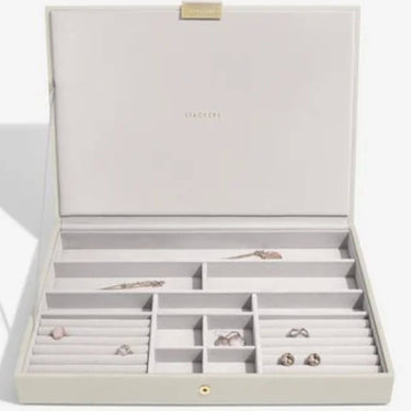 Stackers Supersize Jewellery Box (Set) - Oatmeal
