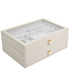 Stackers Supersize Jewellery Drawer Box (Set) - Oatmeal