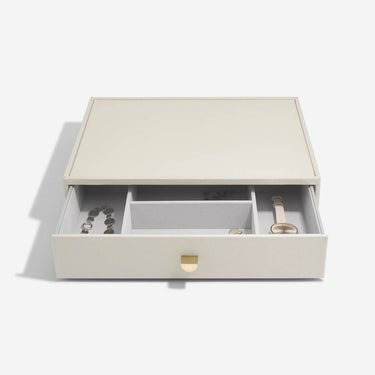Stackers Supersize Jewellery Drawer Box (Set) - Oatmeal