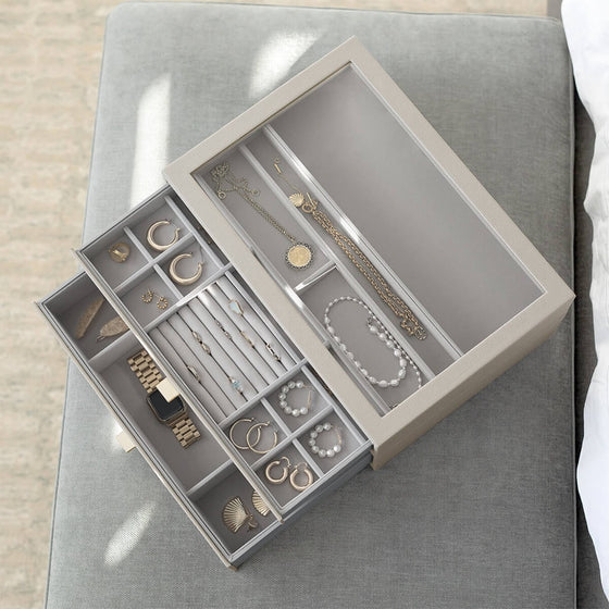 Stackers Supersize Jewellery Drawer Box (Set) - Oatmeal