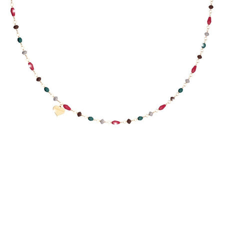 Rebecca Gold Bead Necklace