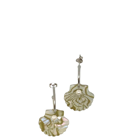 TooLally Shells Earrings - Marble