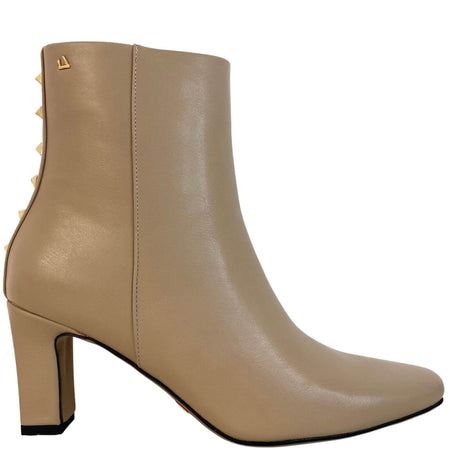 Una Healy Baby Jane Pointed Toe Boots - Nude