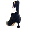 Una Healy Too Shy Pointed Toe Sock Boots - Black
