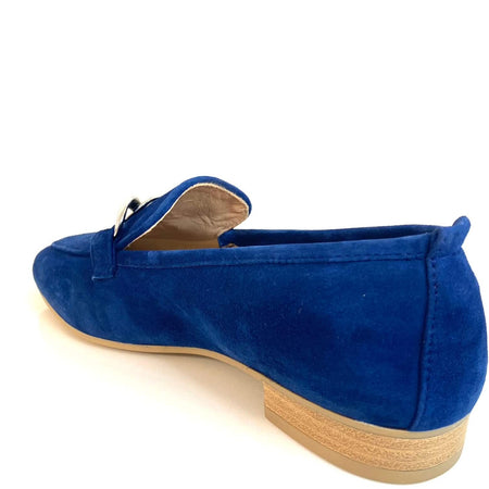 Unisa Buyo Navy Suede Leather Loafers