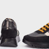 Wonders Black & Mustard Sneakers