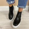Wonders Black Patent Leather Boots