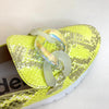 Wonders Lime Python Slip On Shoes