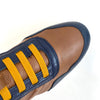 Wonders Tan & Navy Leather Sneaker Boots