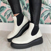 Wonders White Patent Leather Boots