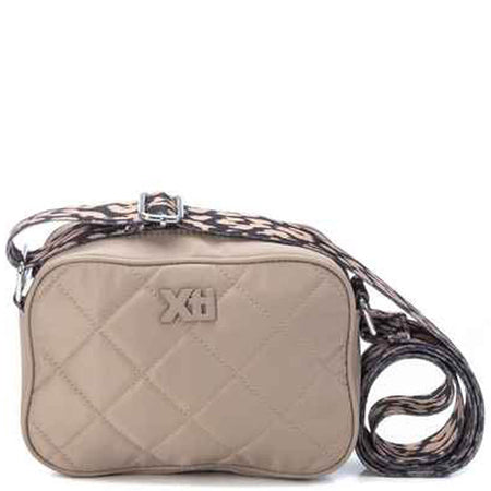 XTI Cream Quilted Crossbody Bag