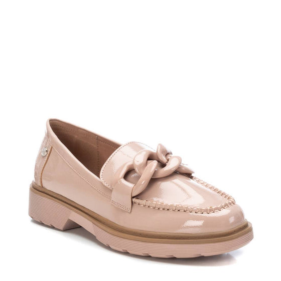XTI Nude Patent Loafers