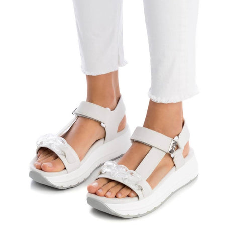 XTI Off White Sporty Sandals