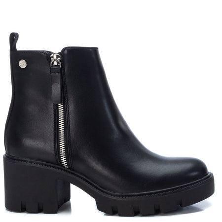 XTI Black Chunky Sole Boots