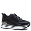 XTI Black Retro Sneakers 44683