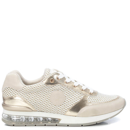 XTI Gold Sparkle Sneakers