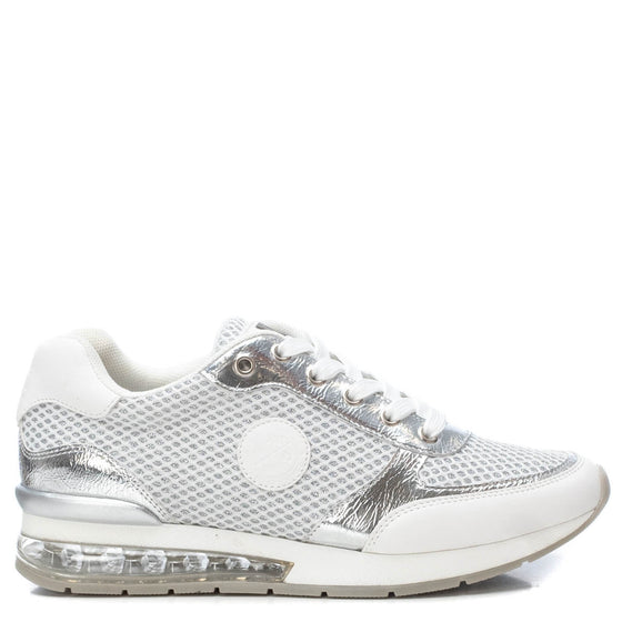 XTI Silver Sparkle Sneakers 42623